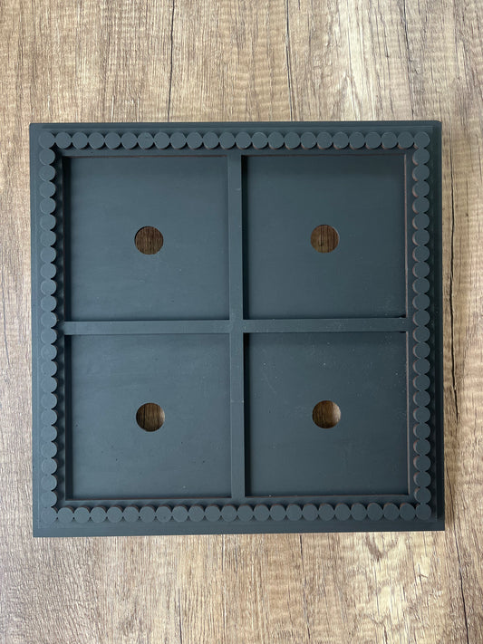 Beaded Four Tile Sign