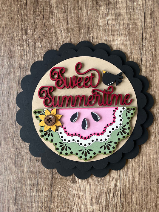 Sweet Summertime 10 inch Sign