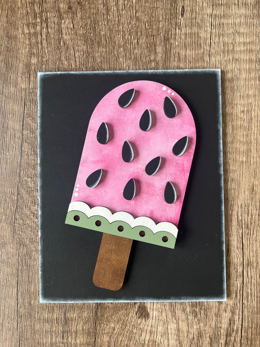 Watermelon Popsicle Sign