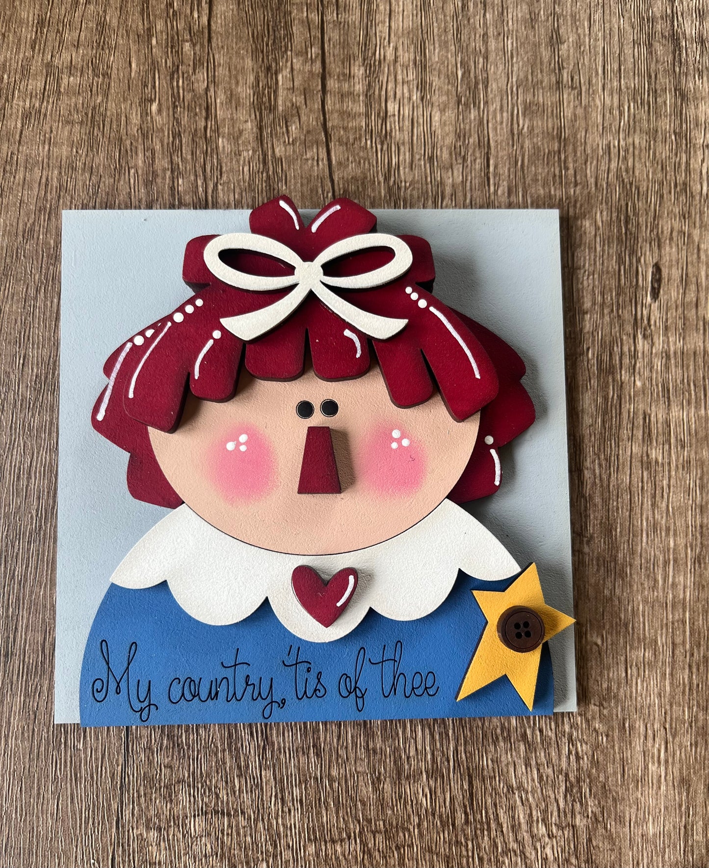 Raggedy Ann Ladder Tile