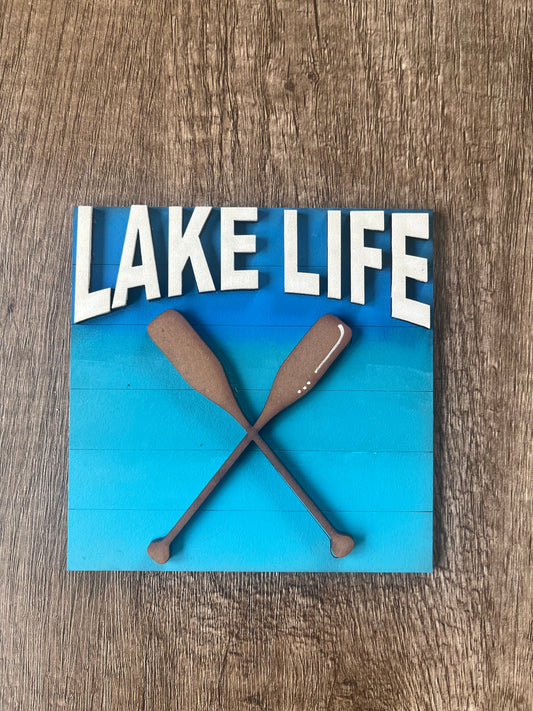 Lake Life Ladder Tile