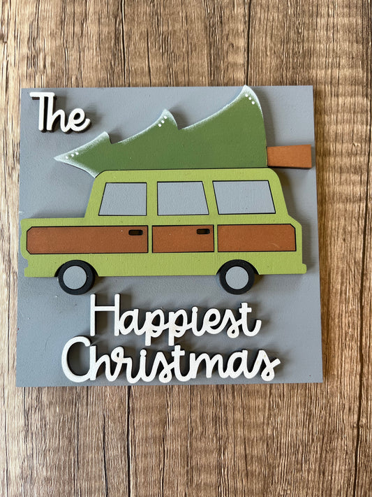 Happiest Christmas Ladder Tile