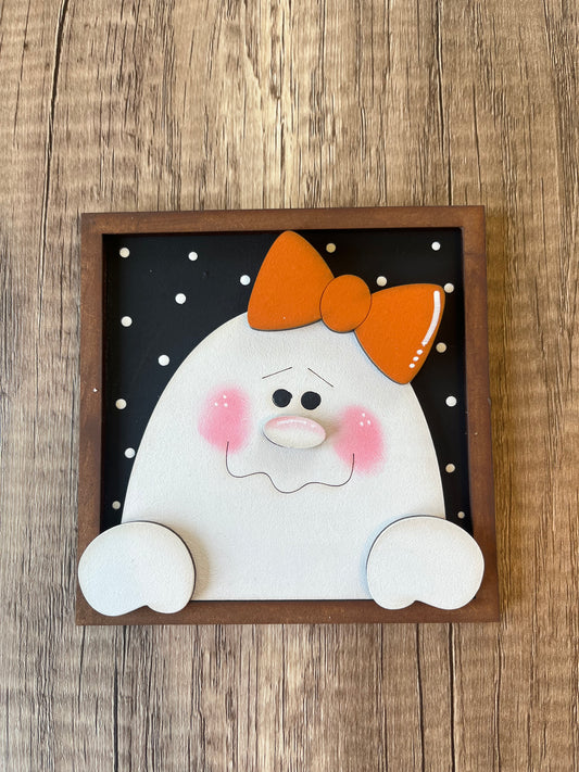Girl Ghost Ladder Tile