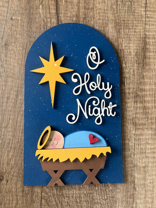 O Holy Night Large Arch Insert