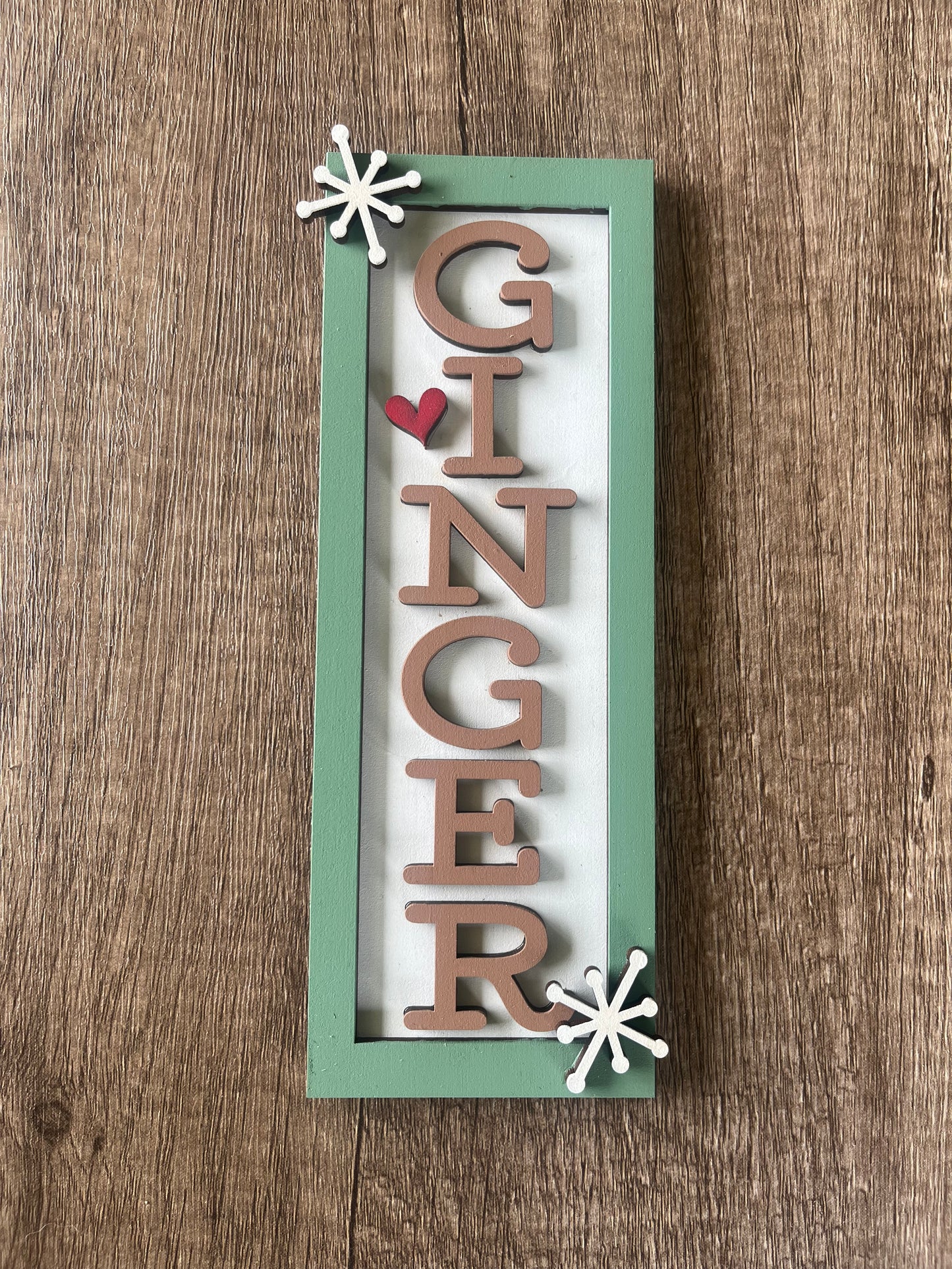 Ginger Sign