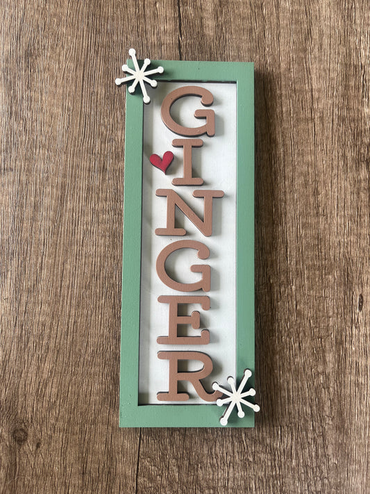 Ginger Sign