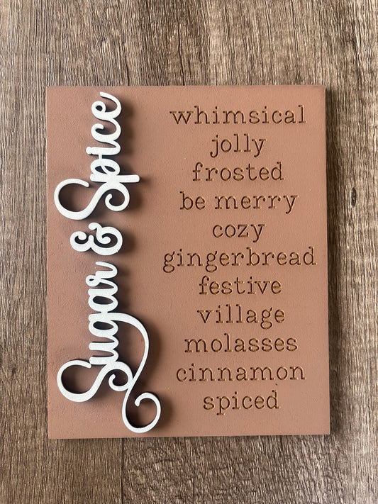 Sugar Spice Sign