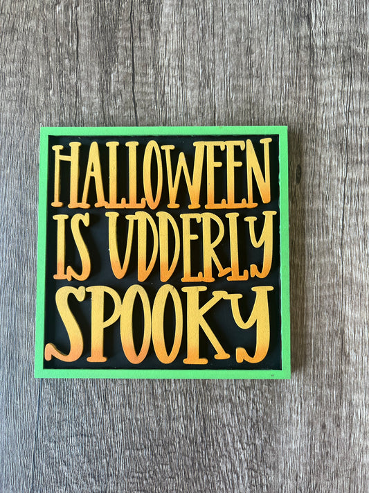 Udderly Spooky Ladder Tile