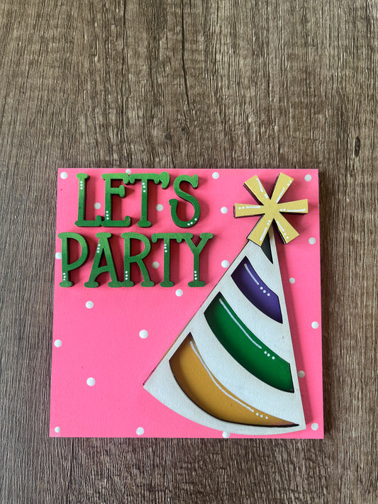 Let's Party Ladder Tile