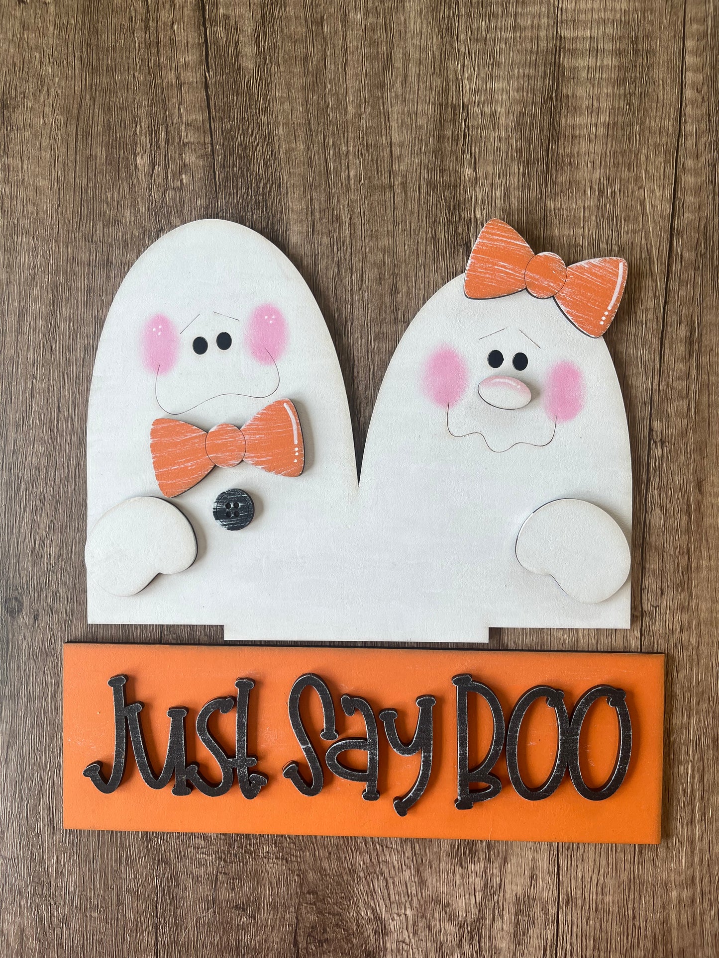 Just Say Boo Window Box Insert