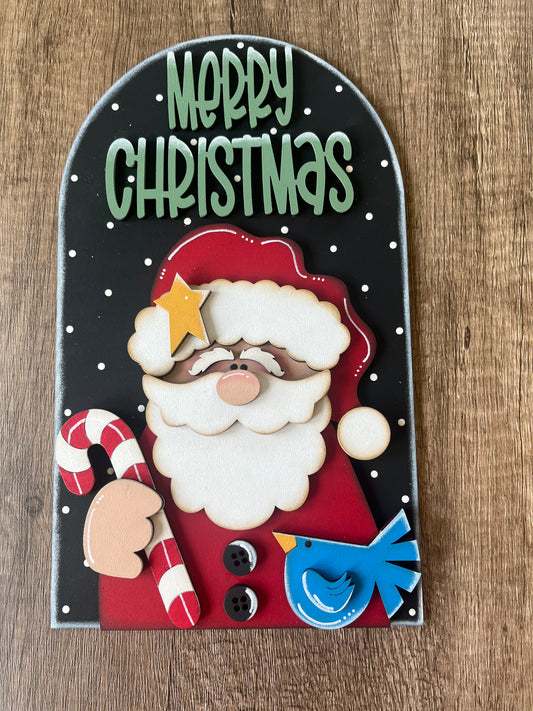 Merry Christmas Santa Large Arch Insert