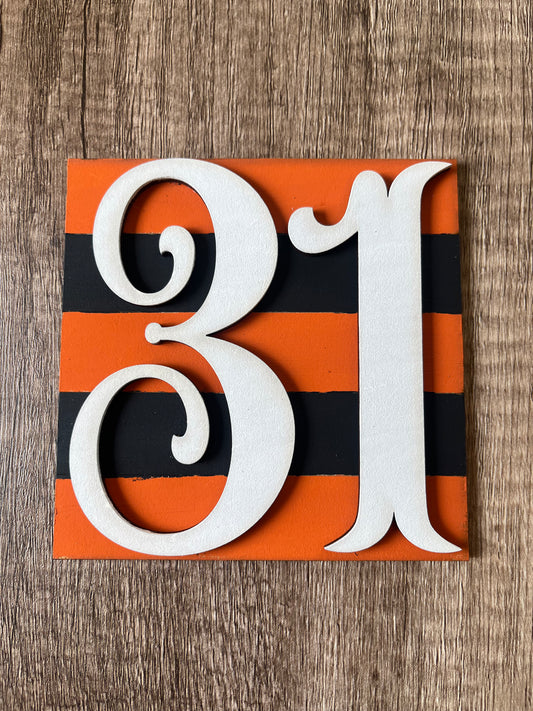 Striped 31 Ladder Tile