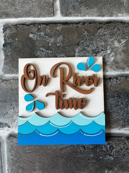 On River Time Ladder Tile