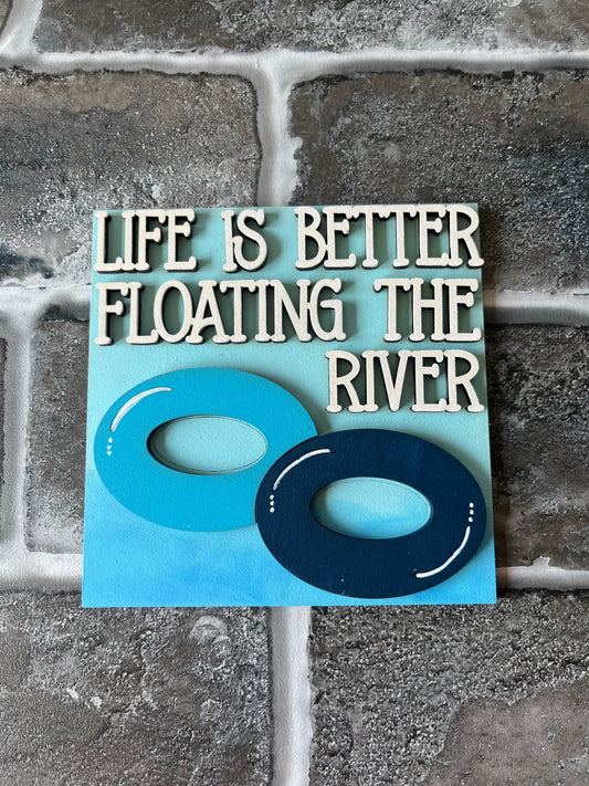 Life Better Floating Ladder Tile