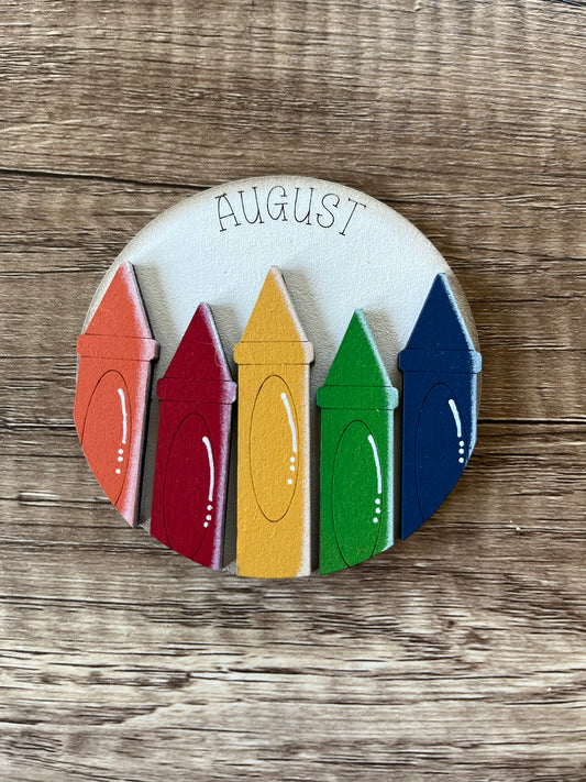 August Crayons Seasonal Round