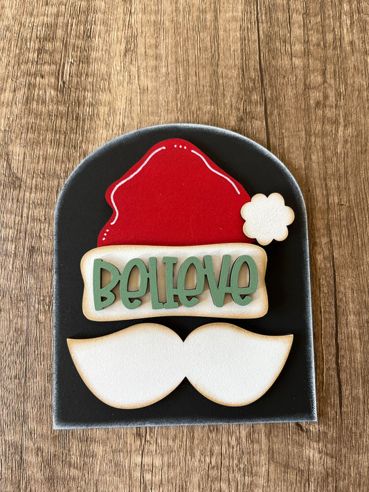 Believe Santa Small Arch Insert