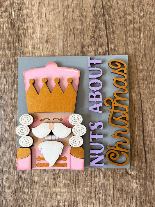 Nutcracker Christmas Ladder Tile