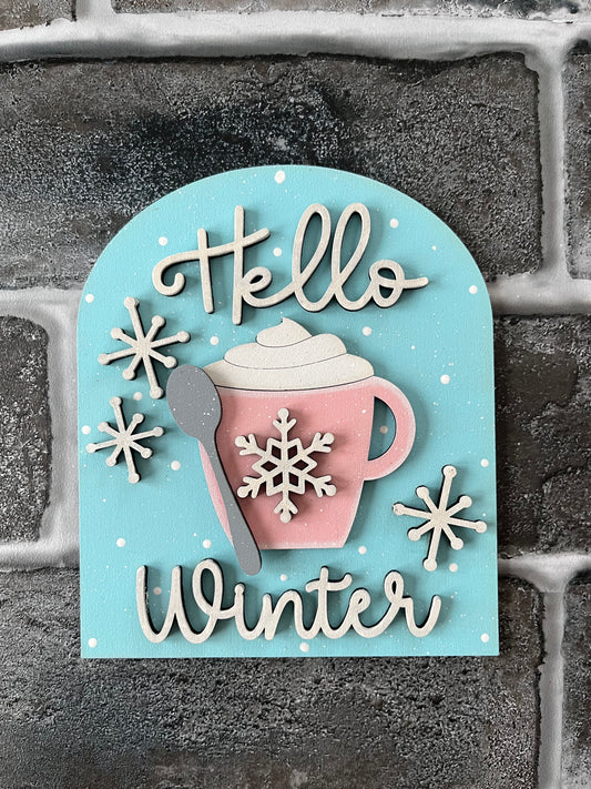 Hello Winter Small Arch Insert