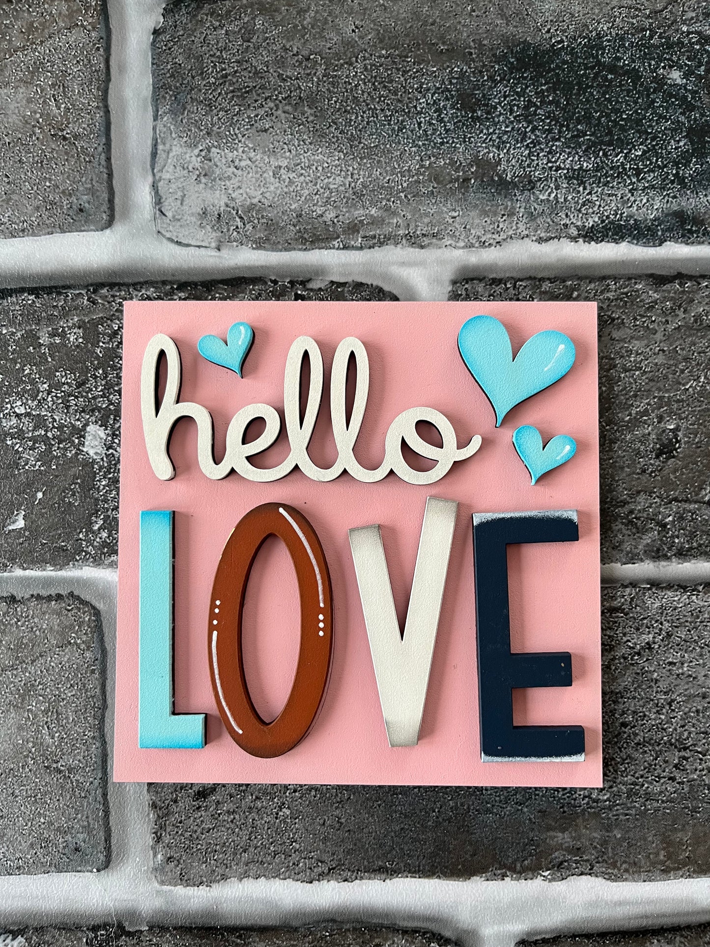 Hello Love Ladder Tile