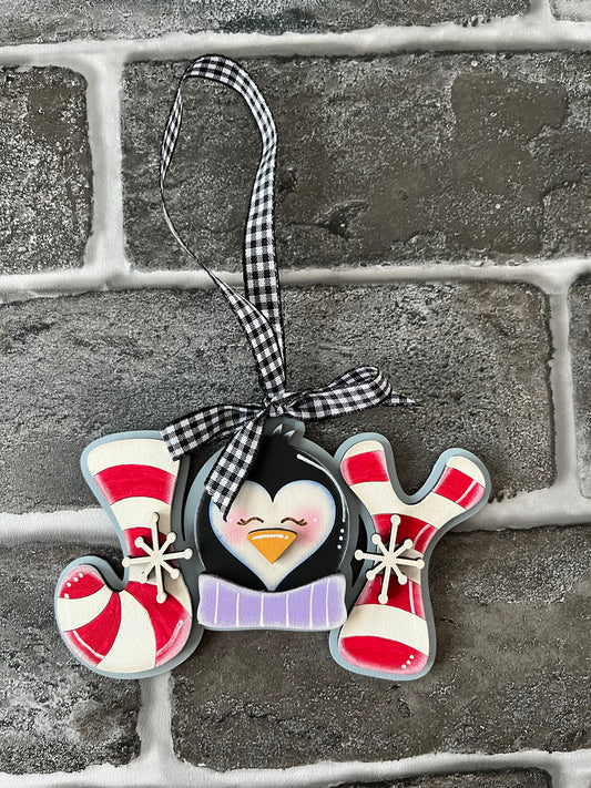 Joy Penguin Ornament