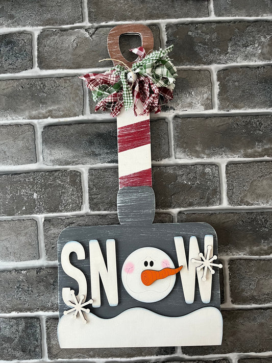 Snow Shovel Shelf Sitter