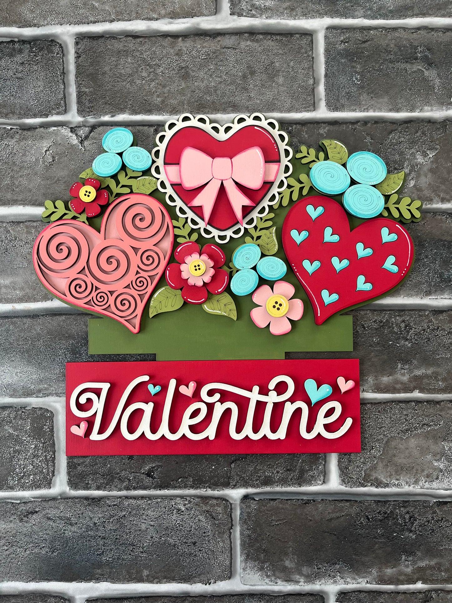 Valentine Window Box Insert