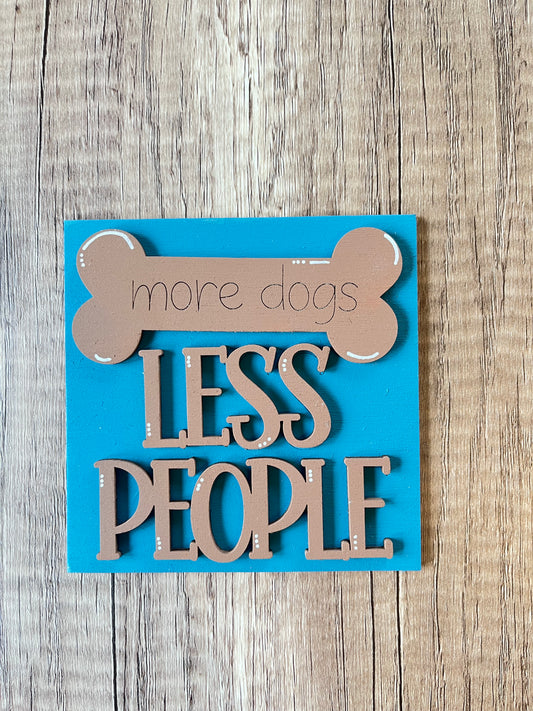 Less People Ladder Tile