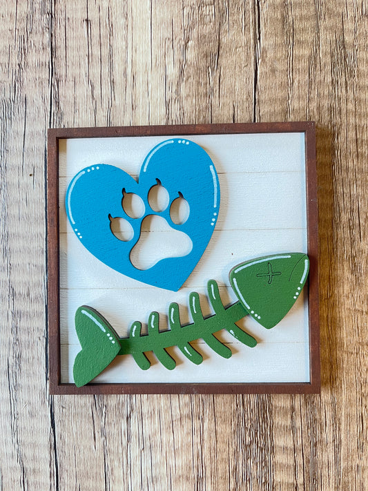 Heart Fish Ladder Tile
