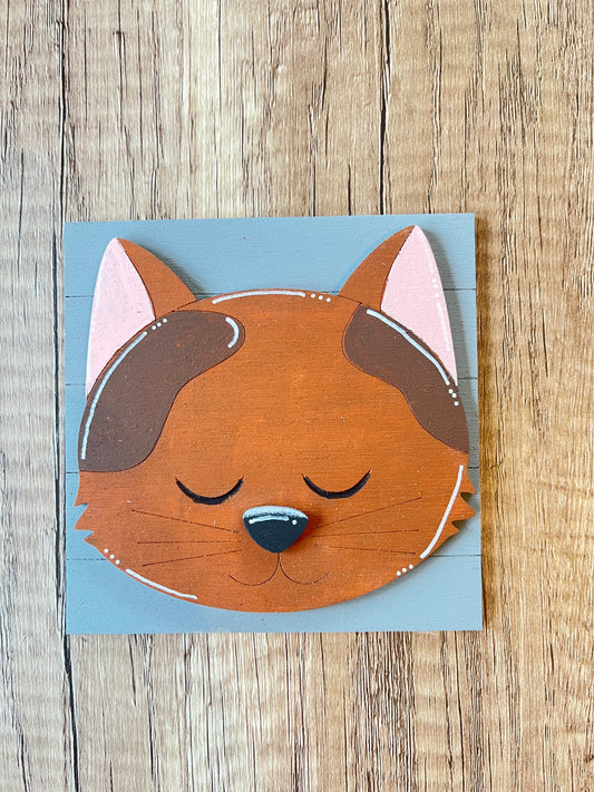 Cat Brown Ladder Tile