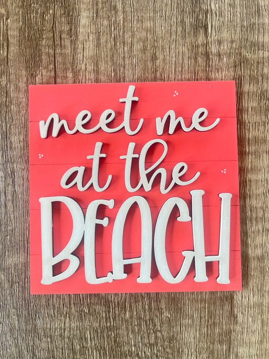 Meet Me Beach Ladder Tile