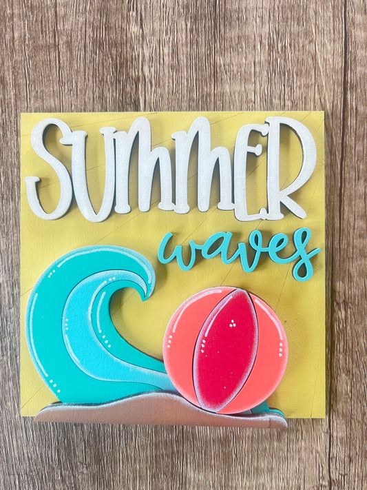 Summer Waves Ladder Tile
