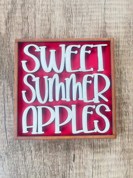 Sweet Summer Apple Ladder Tile