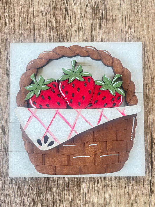 Strawberry Basket Ladder Tile