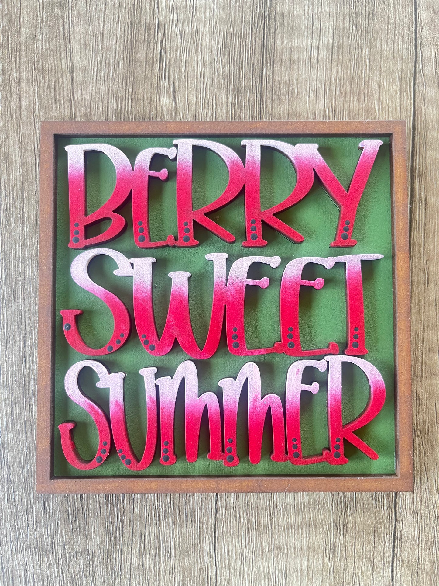 Berry Sweet Summer Ladder Tile