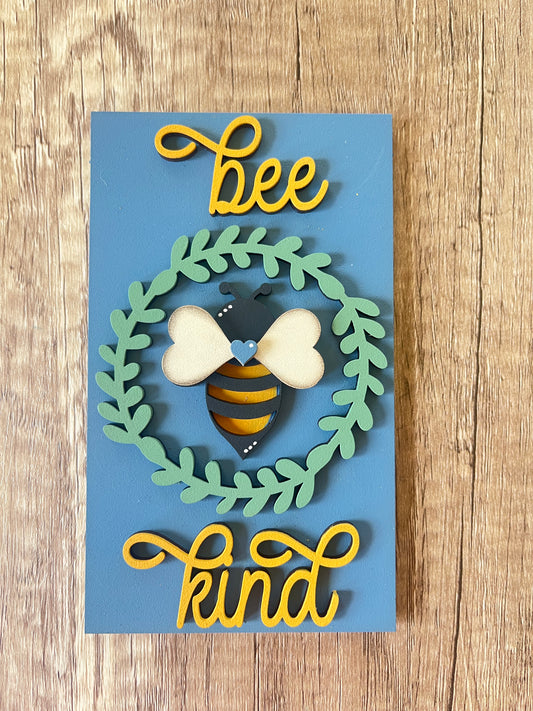 Bee Kind Cottage Cabinet Insert