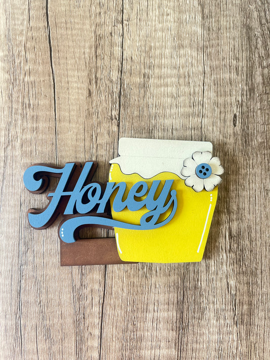 Honey Jar Mini Cottage Cabinet Insert