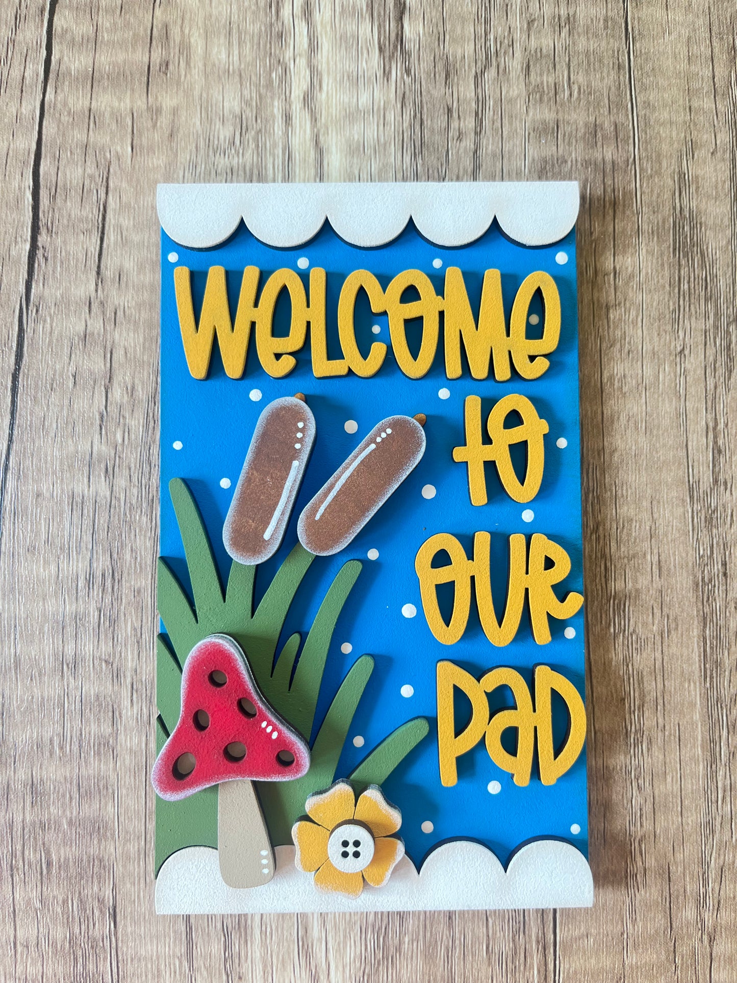 Welcome Pad Cottage Cabinet Insert
