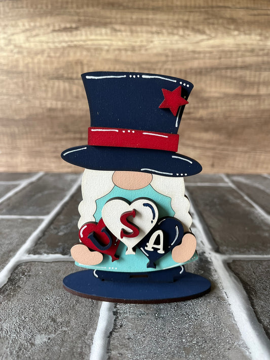 USA Girl Gnome