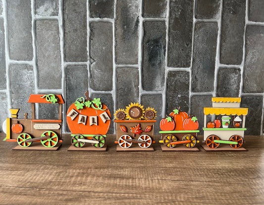 Fall Train Shelf Sitter
