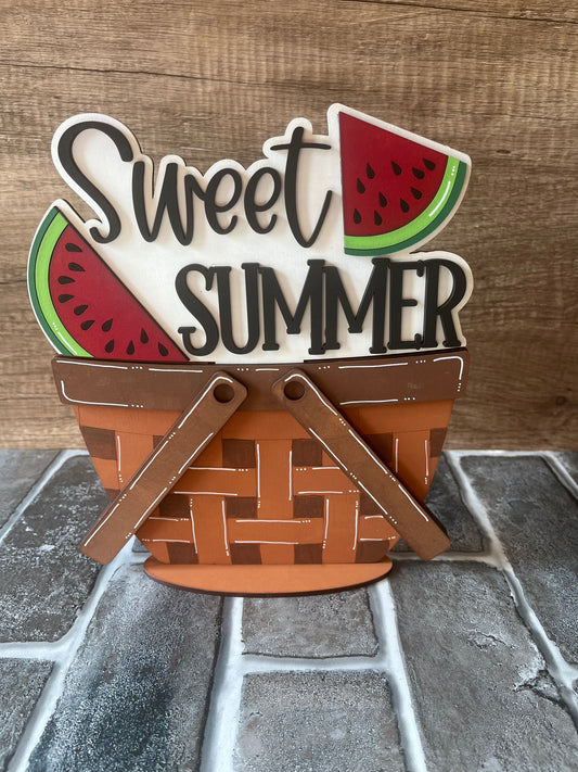 Sweet Summer Basket Insert