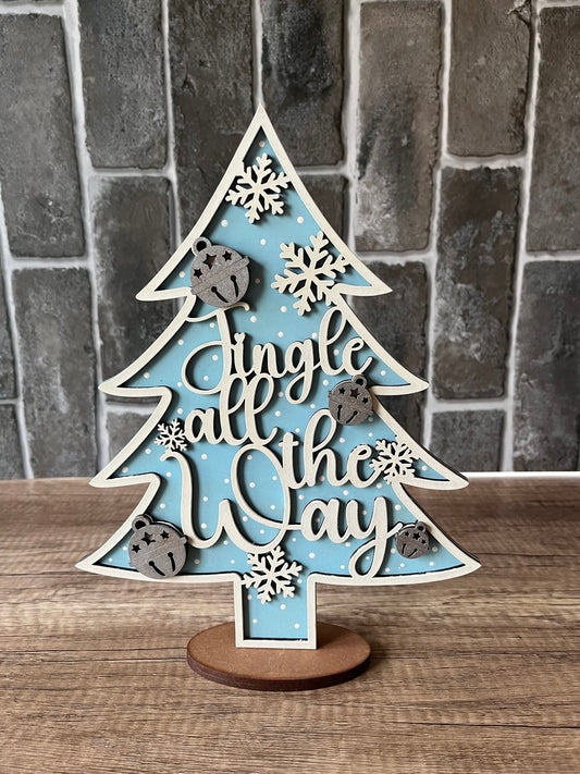 Jingle All Way Tree Shelf Sitter