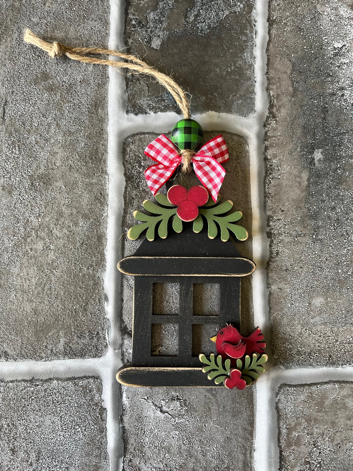 Rustic Lantern Christmas Ornament