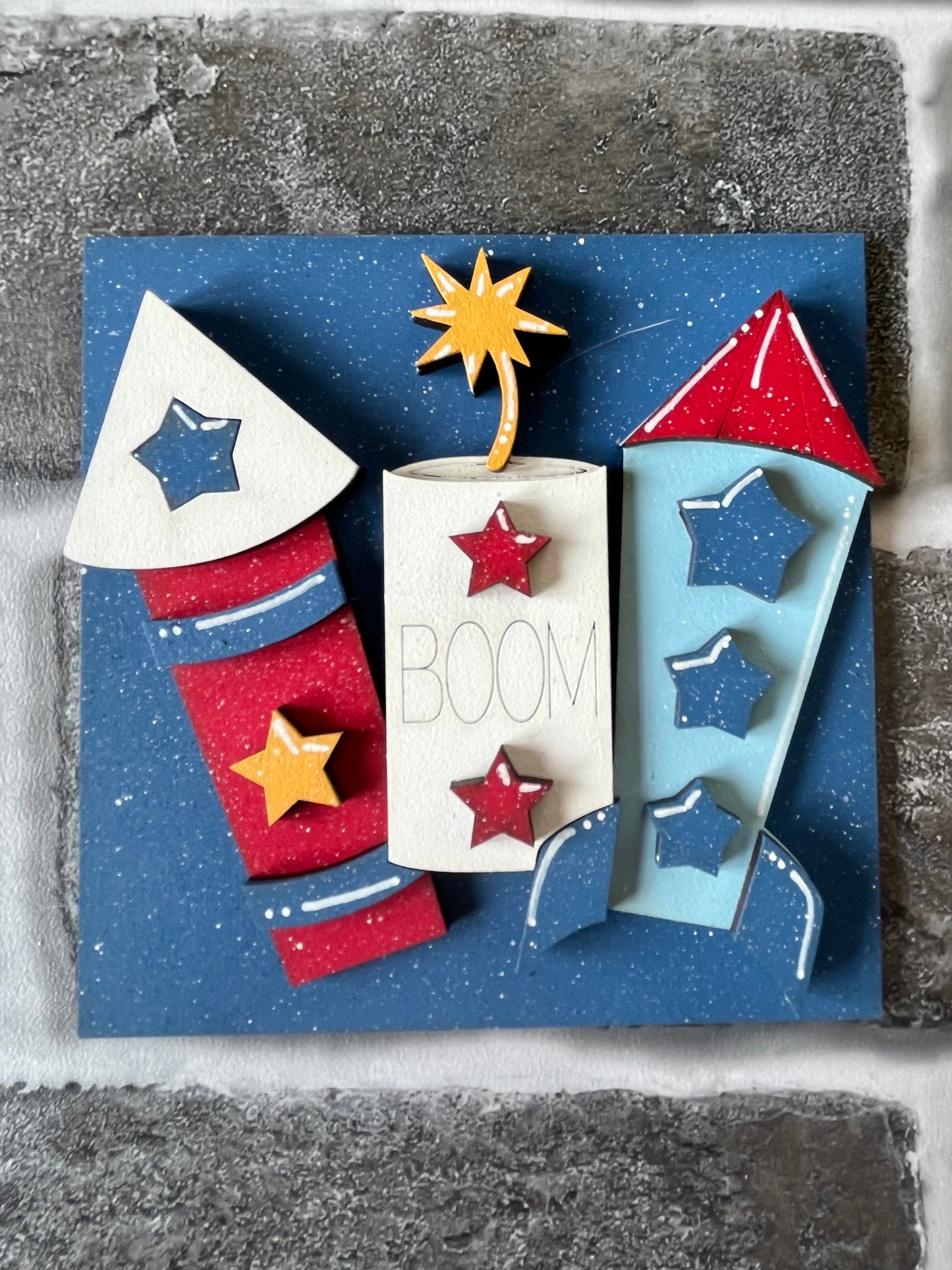 Boom Rockets Ladder Tile