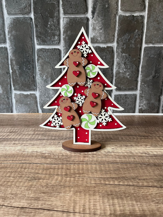Gingerbread Tree Shelf Sitter