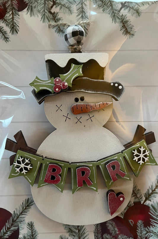 BRR Snowman Ornament