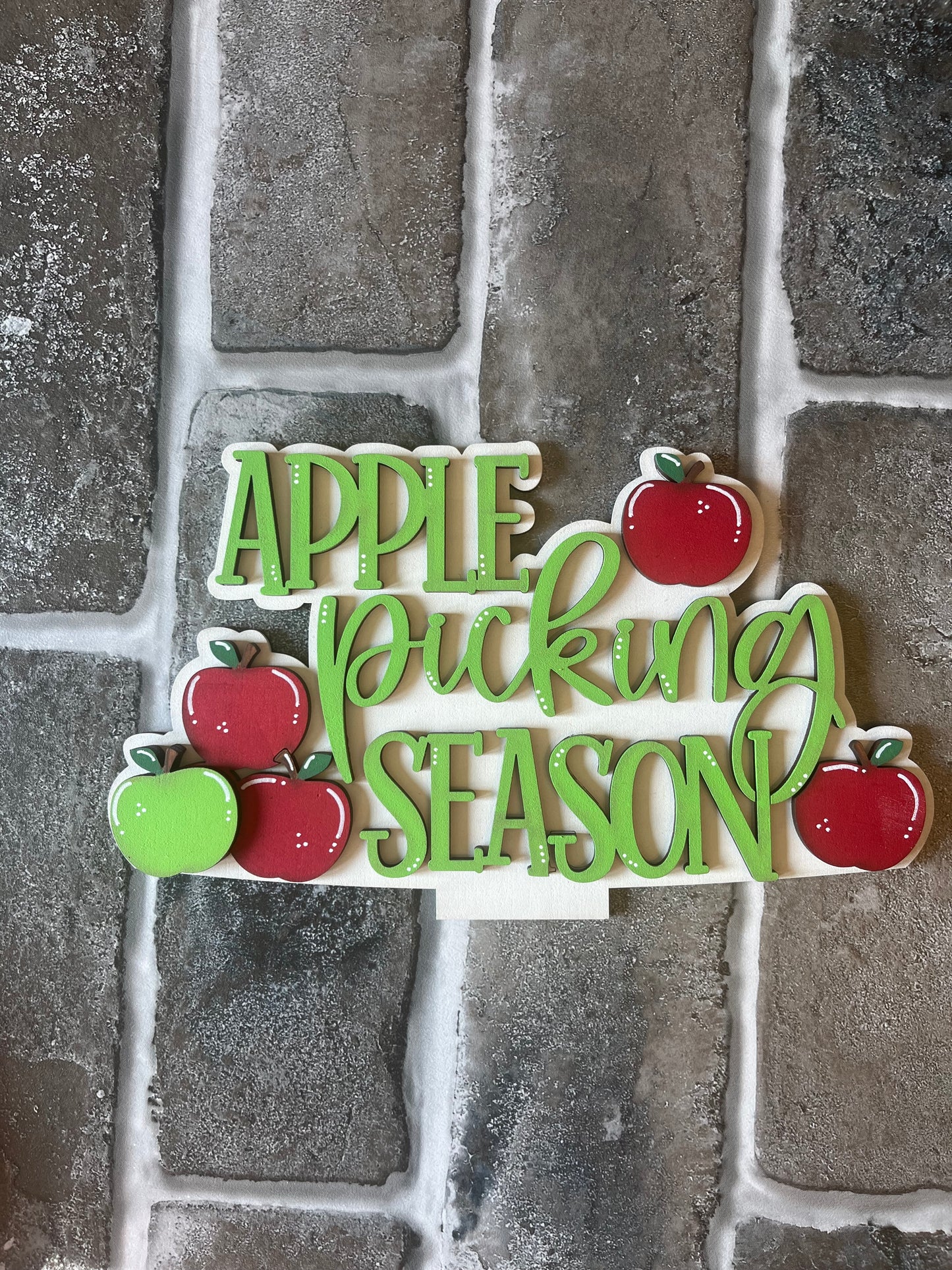 Apple Picking Season Basket Insert