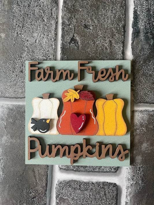 Farm Fresh Pumpkins Sign