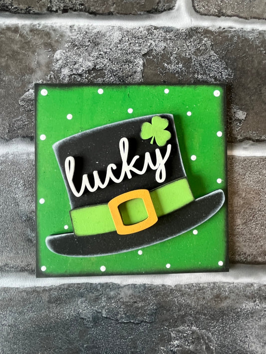 Lucky Leprechaun Hat Ladder Tile