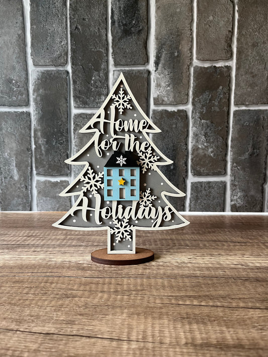 Home Holidays Tree Shelf Sitter