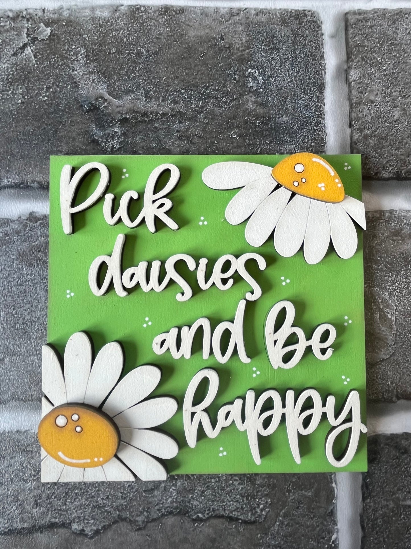 Pick Daisies Ladder Tile
